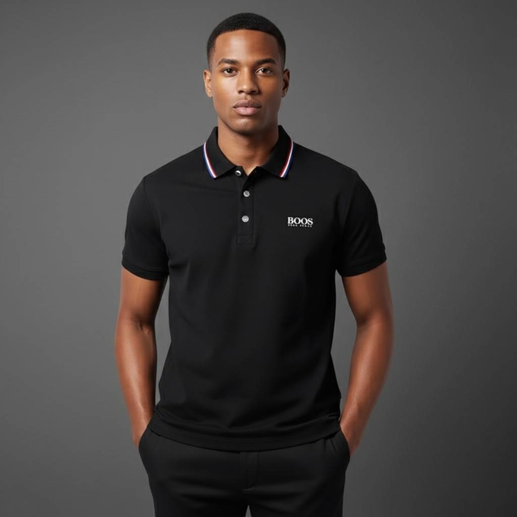 Hugo Boss Polo Shirt Signature Black